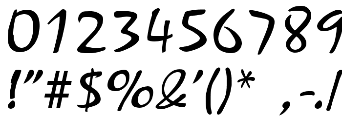 Mariah Regular Font OTHER CHARS