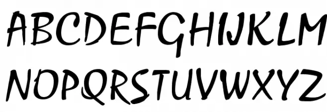 Mariah Regular Schriftart Groß