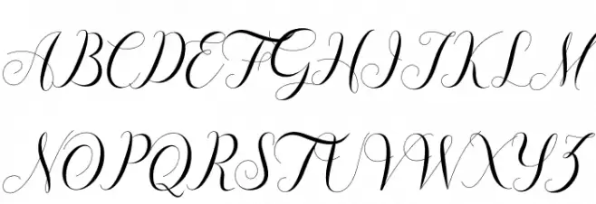 Mariana Oghawa Schriftart Groß