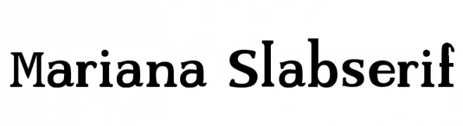 Mariana Slabserif  Fuentes Gratis Descargar