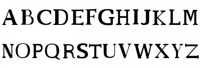 Mariana Slabserif Schriftart Groß