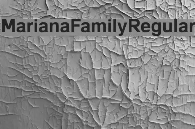 MarianaFamilyRegular Example 1