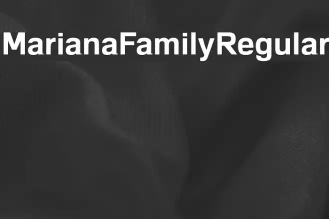 MarianaFamilyRegular Example 2