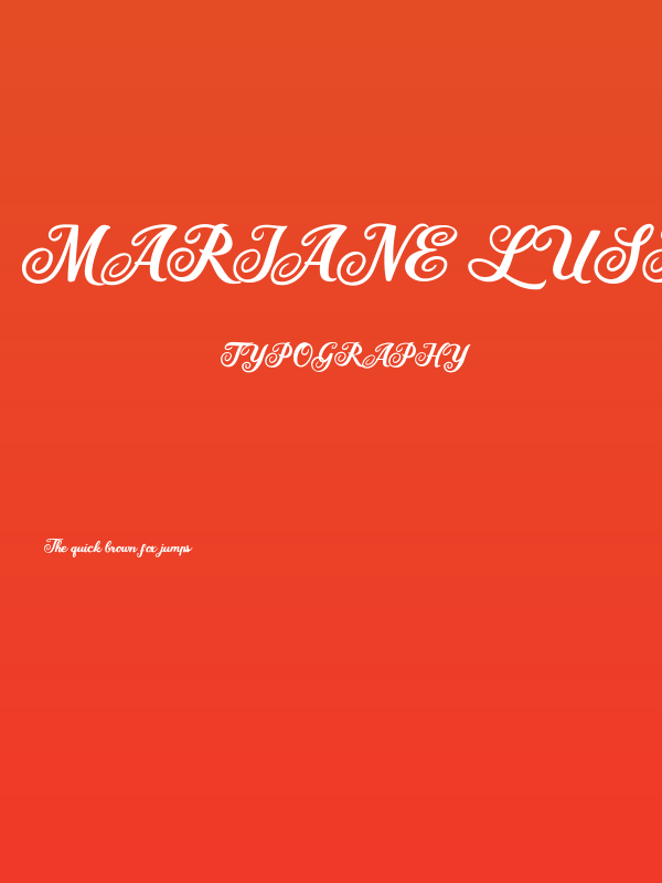 Mariane Lusia Poster
