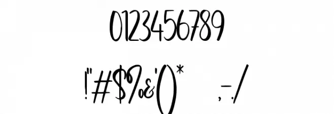 Mariangelica Font OTHER CHARS