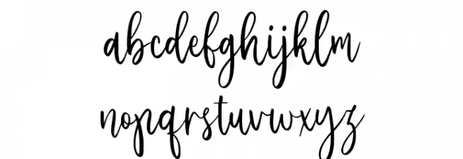 Mariangelica خط أحرف صغيرة