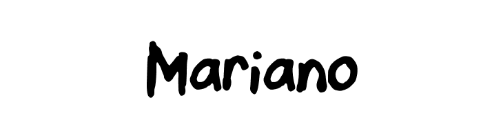Mariano  Free Fonts Download