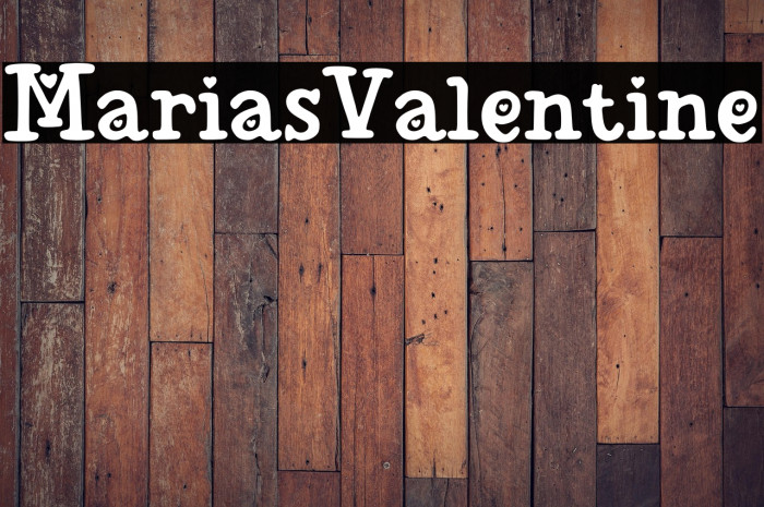 Marias Valentine Example 1