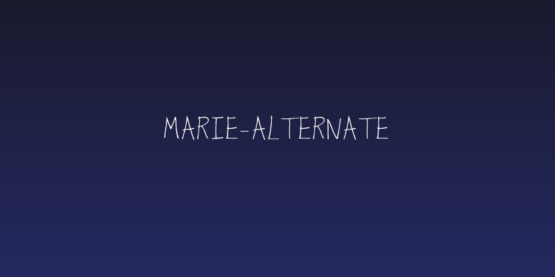 Marie-Alternate Social Header