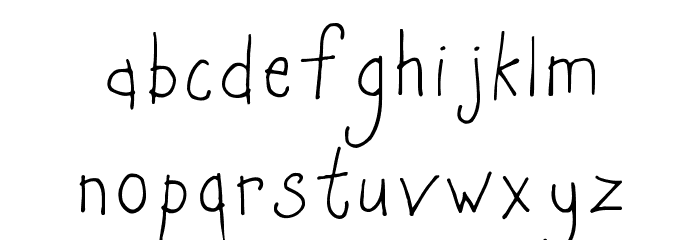 Marie-Alternate Font LOWERCASE