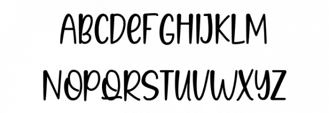 Marie Clairie Dspl Font UPPERCASE