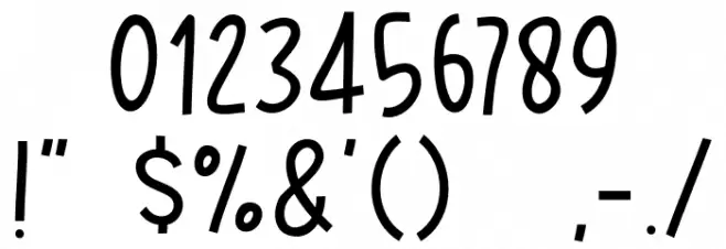 Marie Clara Font OTHER CHARS