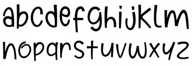 Marie Clara फ़ॉन्ट लोअरकेस