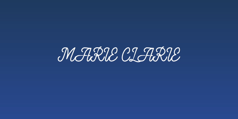 Marie Clarie Social Header