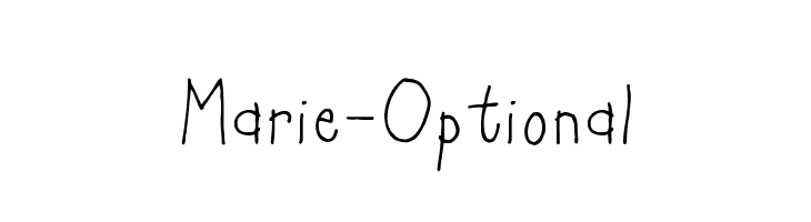 Marie-Optional Font