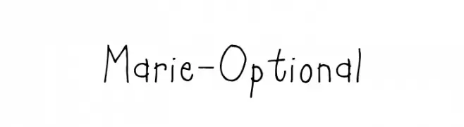 Marie-Optional  नि: शुल्क फ़ॉन्ट्स डाउनलोड
