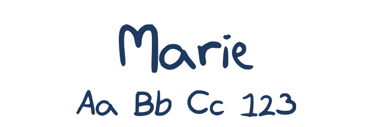 Marie Font Preview
