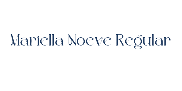 Mariella Noeve Regular Logo