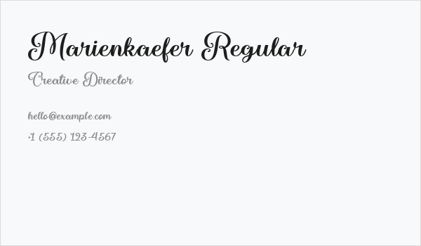 Marienkaefer Regular Business Card
