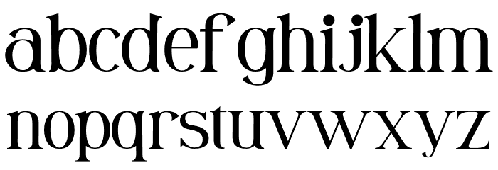 Marienthal Personal Use Font LOWERCASE