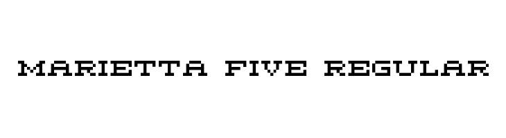 Marietta Five Regular Font