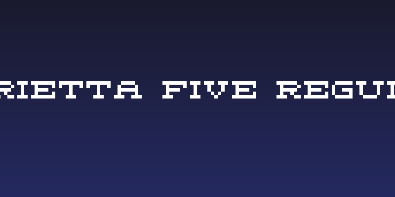 Marietta Five Regular Social Header