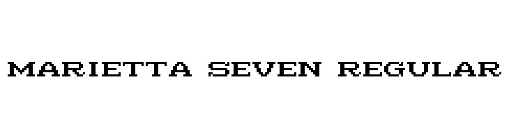 Marietta Seven Regular  नि: शुल्क फ़ॉन्ट्स डाउनलोड