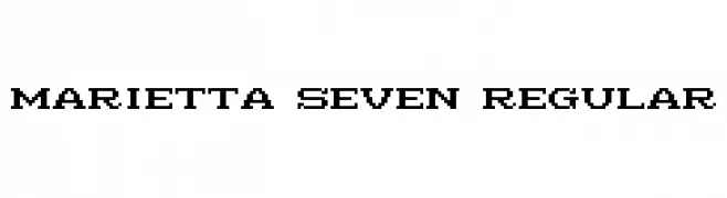 Marietta Seven Regular  नि: शुल्क फ़ॉन्ट्स डाउनलोड