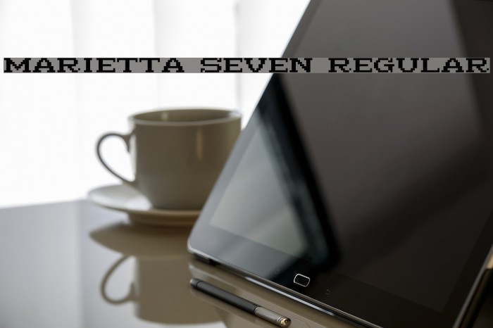 Marietta Seven Regular Font examples