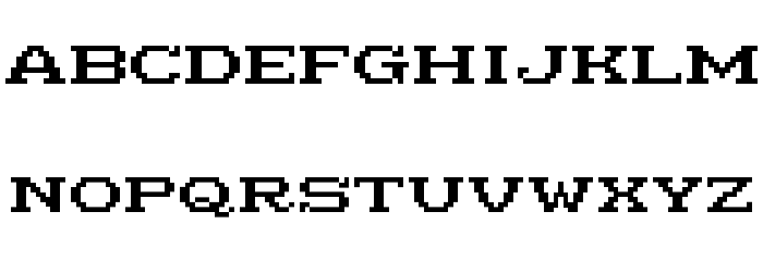 Marietta Seven Regular Font LOWERCASE