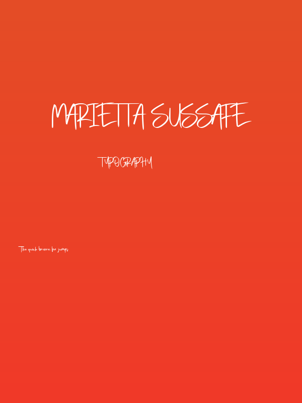 Marietta Sussafe Poster