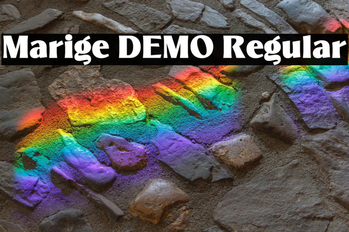 Marige DEMO Regular Example 1