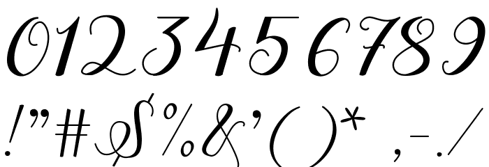 Marigold Font OTHER CHARS