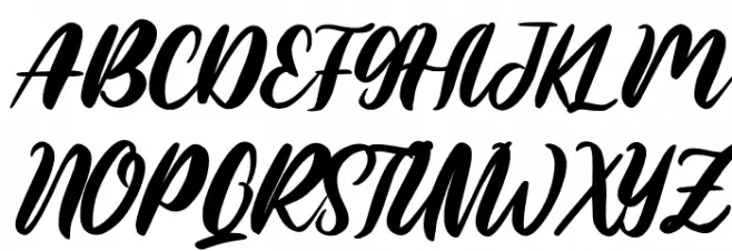 Marigold Schriftart Groß