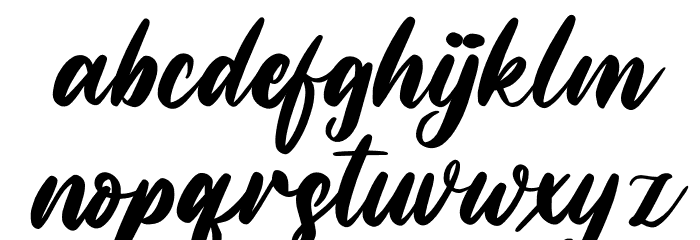 Marigold Font LOWERCASE