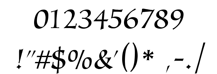 MarigoldWild Font OTHER CHARS