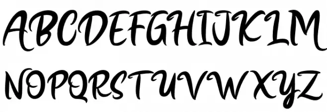 Marigolds Schriftart Groß