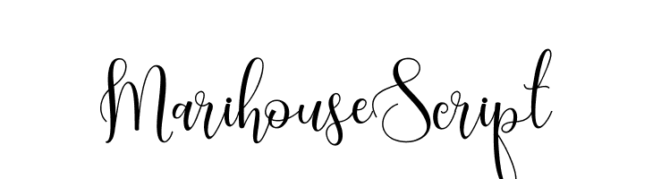 MarihouseScript  font caratteri gratis