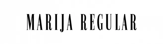Marija Regular  Descarca Fonturi Gratis