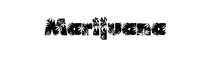 Marijuana Font