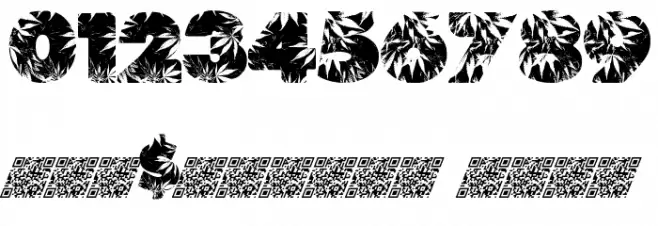 Marijuana Font OTHER CHARS