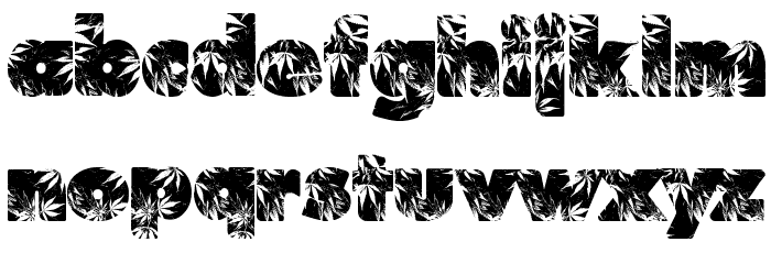Marijuana Font Litere mici