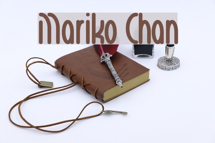 Mariko Chan Font examples