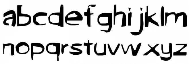 Marilen Font LOWERCASE