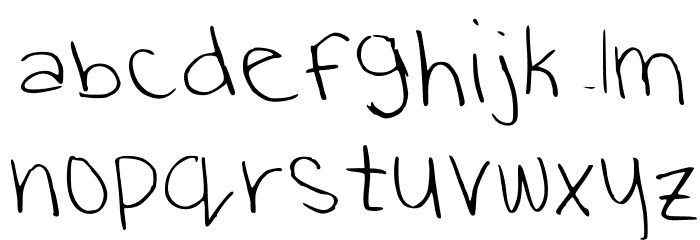 Marilyn Regular Font LOWERCASE