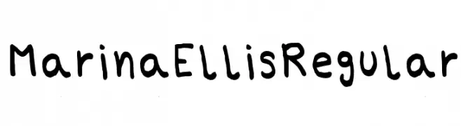 Marina Ellis Regular  नि: शुल्क फ़ॉन्ट्स डाउनलोड