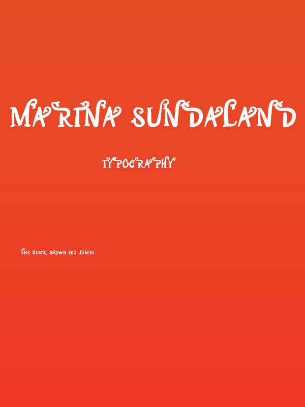 Marina Sundaland Poster