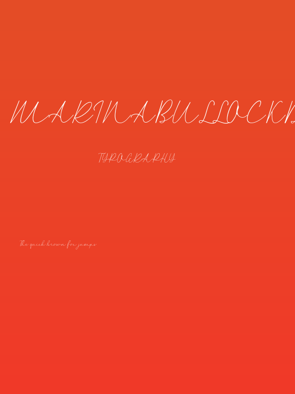 MarinaBullockDemo Poster