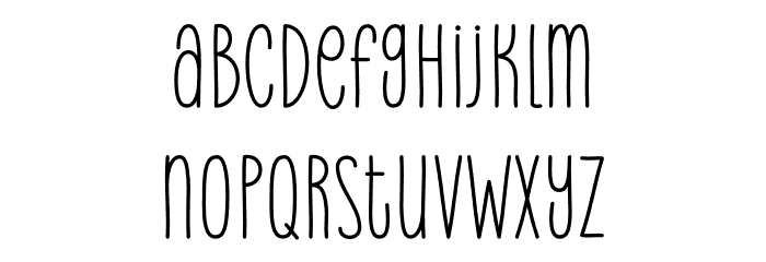 Marinade Demo Font LOWERCASE