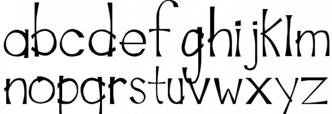 MarinadeRegular Font LOWERCASE